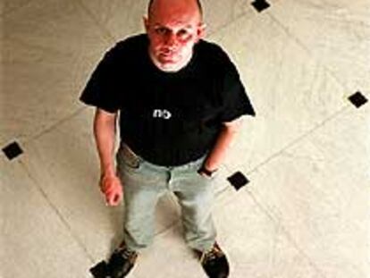 Nick Hornby, ayer en Barcelona.