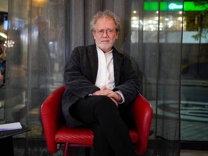 El historiador de arte francés Georges Didi-Huberman posa en un hotel en Madrid el 22 de noviembre pasado.