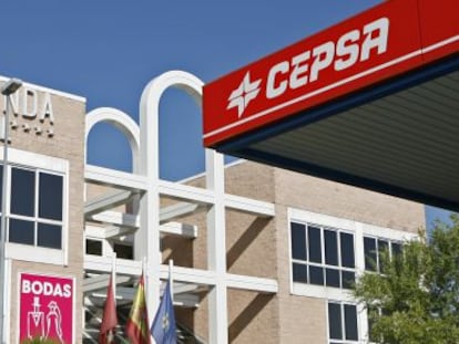 Gasolinera de Cepsa en Majadahonda, Madrid
