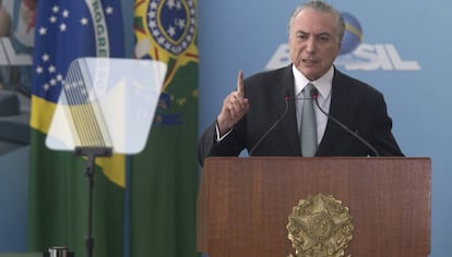 Michel Temer, na &uacute;ltima quarta-feira.