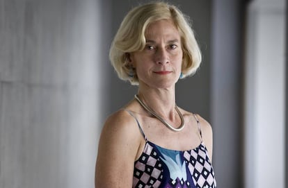 Martha Nussbaum, durante una visita a Barcelona.  