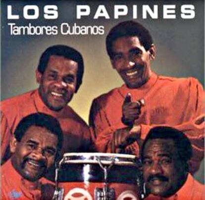 Portada de uno de los discos grabados por Los Papines.