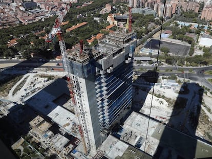 Obras de Torre Caleido en Madrid.