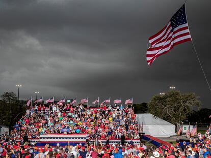 Mitin en Miami del expresidente Donald Trump el 6 de noviembre de 2022