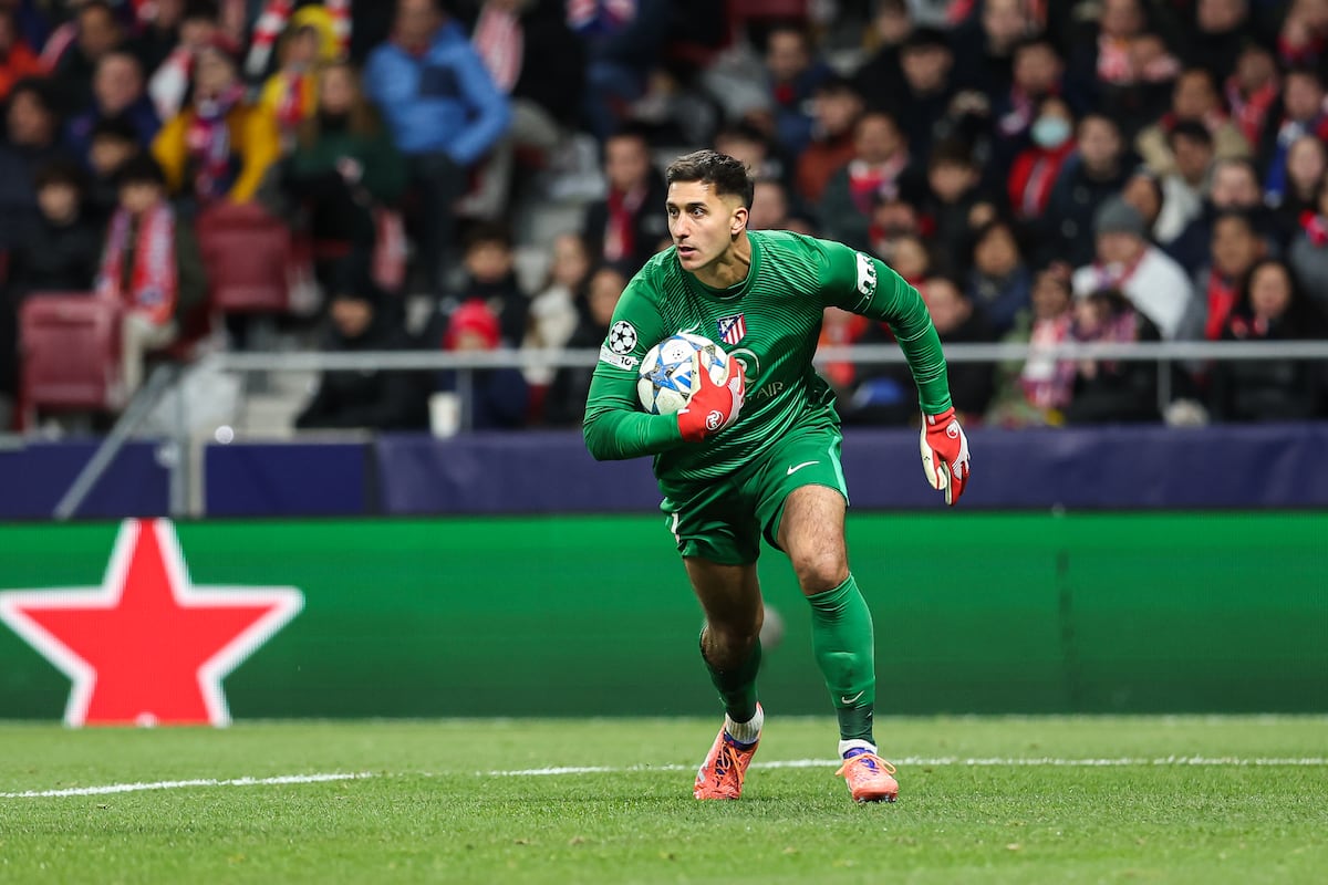 Musso vive su segunda gran reválida en el Atlético como recambio de Oblak