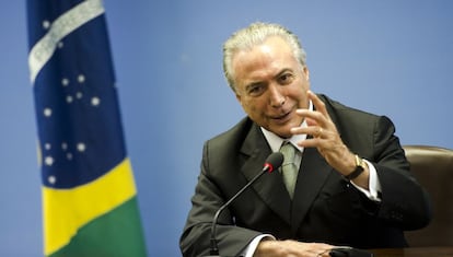 O vice-presidente, Michel Temer.