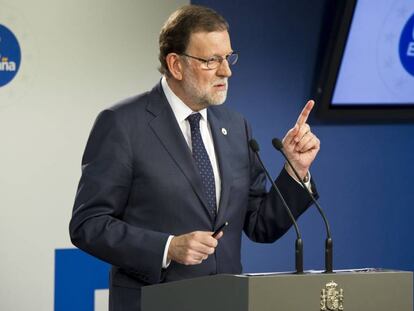 Mariano Rajoy, el pasado viernes en Bruselas.