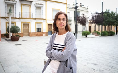 Noelia Rodríguez, que ha impulsado la localización e identificación de víctimas del Franquismo en Castilleja de la Cuesta (Sevilla), en Bollulos de la Mitación (Sevilla), donde trabaja.