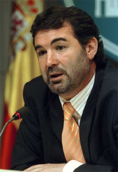 Anxo Quintana, líder del BNG, en el Senado.