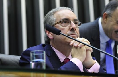 O presidente da C&acirc;mara, Eduardo Cunha.