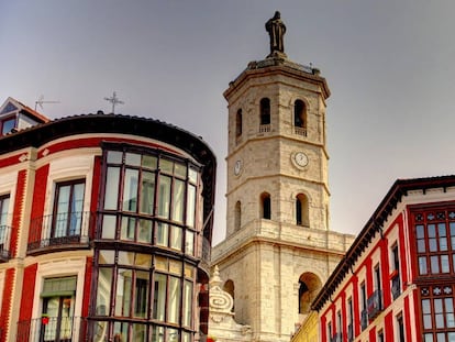 Detalle de la catedral de Valladolid (Castilla y León).