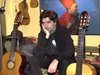 Joaquín Sabina, durante la gira de '19 días y 500 noches'.