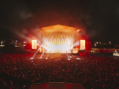 Un concierto de la edición del pasado año del Sansa, en una imagen cedida.