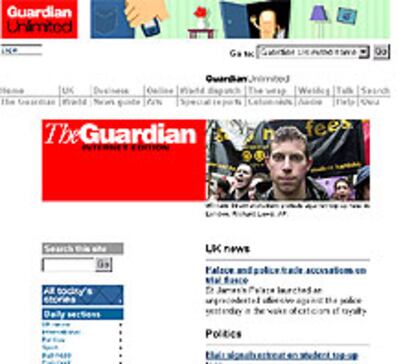 William Straw, en la portada de <i>The Guardian</i>.