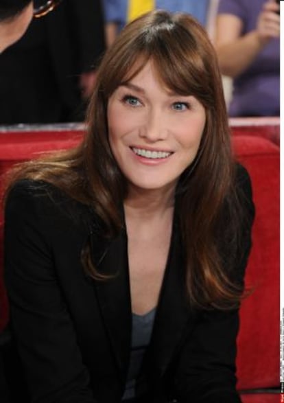 Carla Bruni, ex primera dama de Francia.