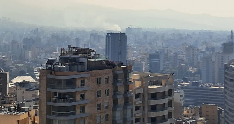 Explosión en Beirut (Líbano), este jueves.