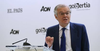 Sebastian Albella, presidente de la CNMV, durante su intervención en el VII Foro del Consejero.