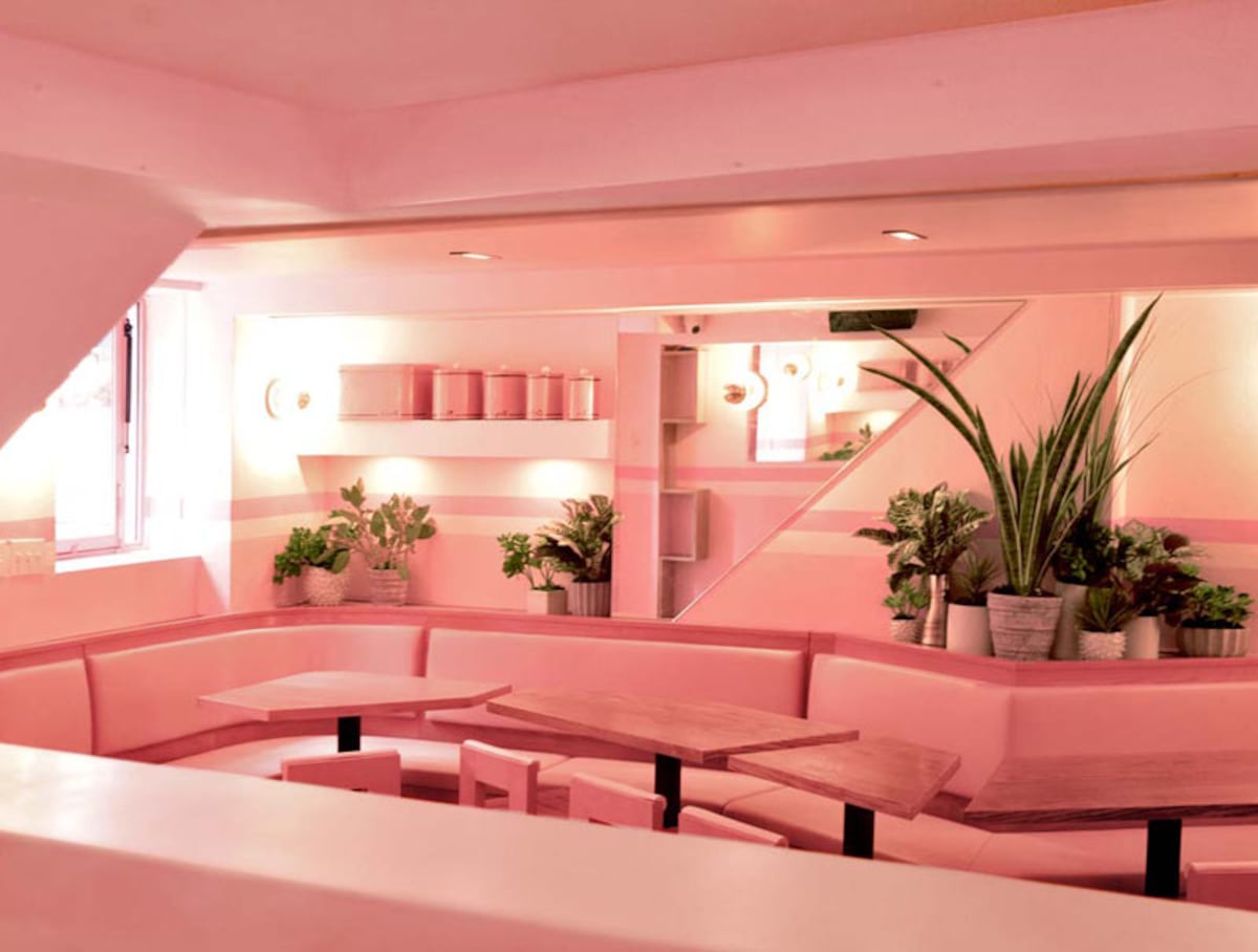 El restaurante de Nueva York donde absolutamente todo es rosa | Fotos ...