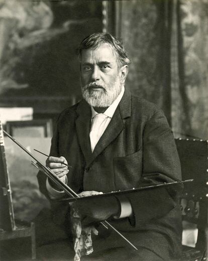 Retrato del creador Mariano Fortuny y Madrazo (1910).