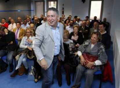 El secretario de Estado de la Seguridad Social, Toms Burgos, durante un encuentro sobre las pensiones celebrado en Valladolid.