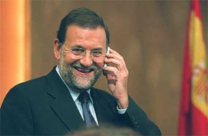 Mariano Rajoy, tras la reunión del último Consejo de Ministros.