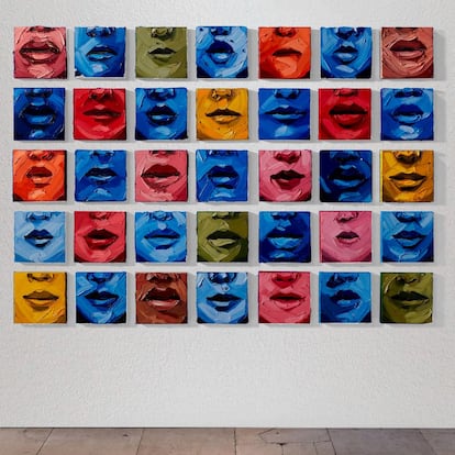 Una de las obras expuestas en la muestra “Is Anybody at Home?”, en Arma Gallery en Madrid. Fotografía cedida.