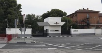 Entrada a la Base A&eacute;rea de Getafe.