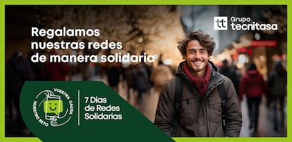 Durante una semana, las redes sociales de Tecnitasa difundirán y promocionarán acciones solidarias. La empresa, durante la semana de difusión (del 18 al 24 de diciembre), cederá sus redes para otorgar protagonismo a las sugerencias de  colaboradores, clientes, familiares y amigos.