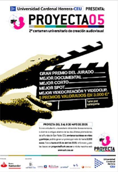 Cartel sobre Proyecta 2005