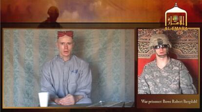 El soldado Bowe Robert Bergdahl en el vídeo difundido por los talibanes.