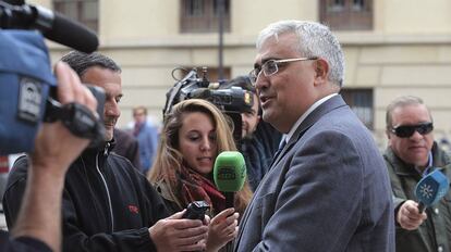 Ramírez de Arellano, antes de declarar ante el TSJA el pasado 10 de mayo.