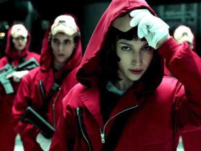 Imagen de la serie de Antena 3  &#039;La casa de papel&#039;.