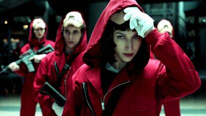 Imagen de la serie de Antena 3 'La casa de papel'.