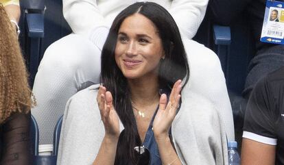 Meghan Markle en el US Open de tenis, en Nueva York, el pasado sábado.