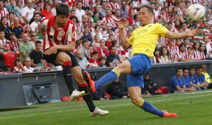 Imagen del Athletic B-Cádiz de la ida