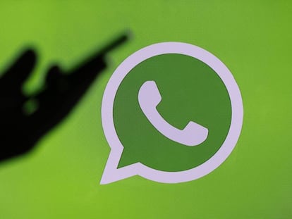 El logo de la aplicación de mensajería WhatsApp.