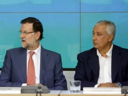 Cospedal, Rajoy y Arenas, el pasado 2 de septiembre.