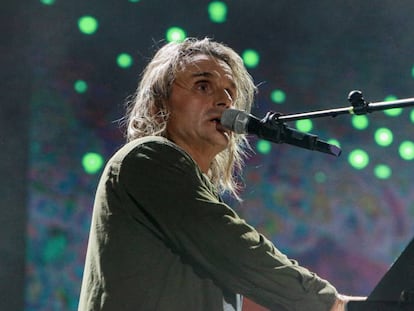 Nacho Cano durante su concierto en el Sonorama Ribera en Aranda de Duero.
 