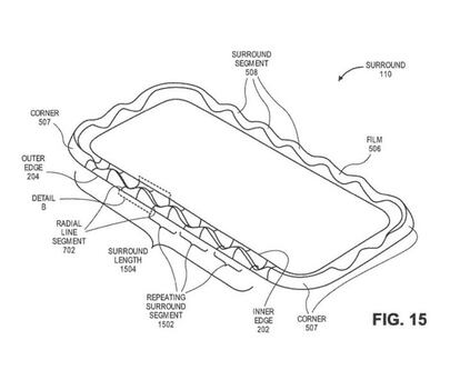 La patente que "explica" el mecanismo para simular el altavoz con la pantalla del iPhone