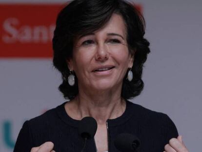 La presidenta de Banco Santander, Ana Botín.