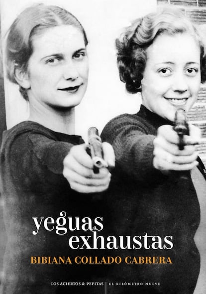 Portada de 'Yeguas exhaustas', de Bibiana Collado Cabrera