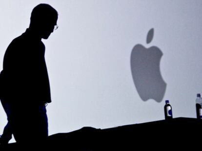 El cofundador de Apple, Steve Jobs, en una presentación el 7 de junio de 2010.