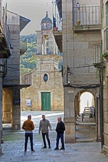 Rúa de Merelles Caula, en la judería de Ribadavia.