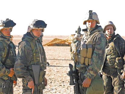 Una escena de la serie <i>Generation Kill</i>.
