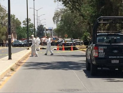 Un comando mata a seis agentes viales en Guanajuato