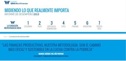 Por impulsar y desarrollar una metodología de impacto en el sector de las microfinanzas centrada en el fortalecimiento y promoción de los clientes microempresarios