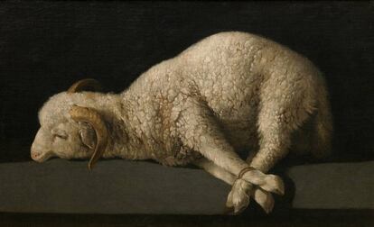 &#039;Agnus Dei&#039; (1635-1640), de Zurbar&aacute;n.