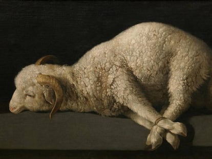 &#039;Agnus Dei&#039; (1635-1640), de Zurbar&aacute;n.