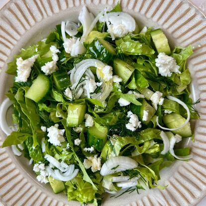 Maroulosalata receta de Grecia