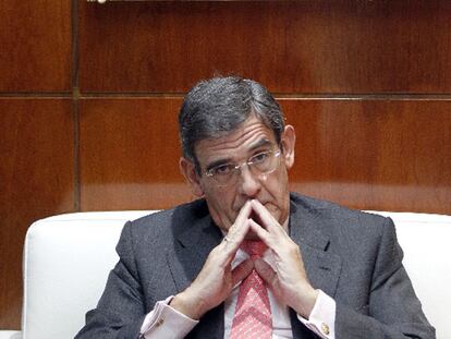 José Antonio Olavarrieta, en su despacho de la CECA, durante la entrevista.
